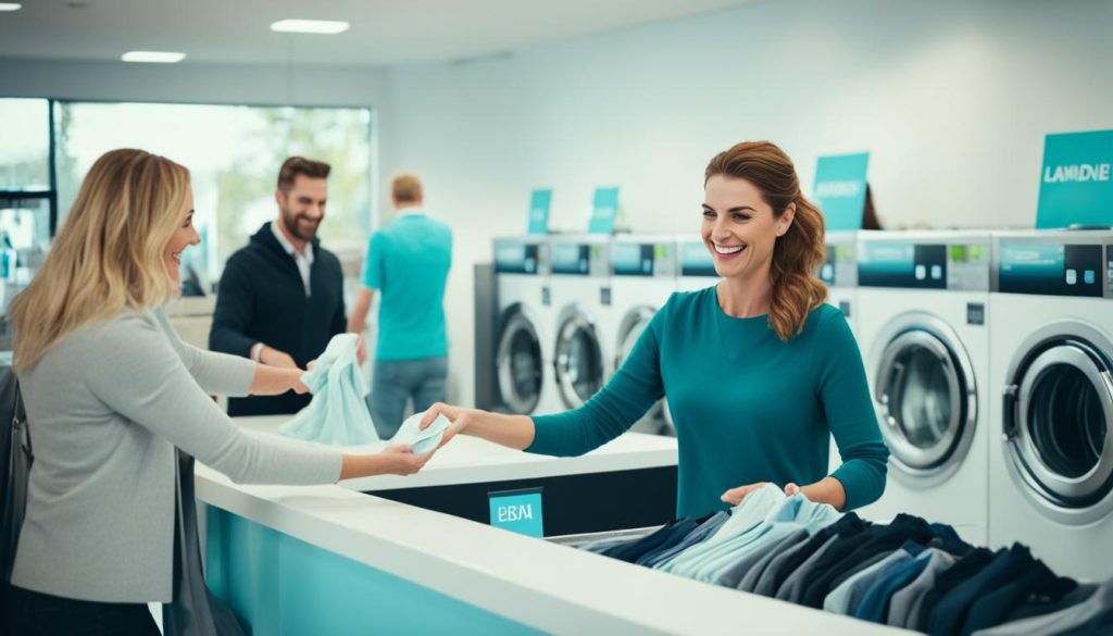 Laundrettes and dry cleaning services